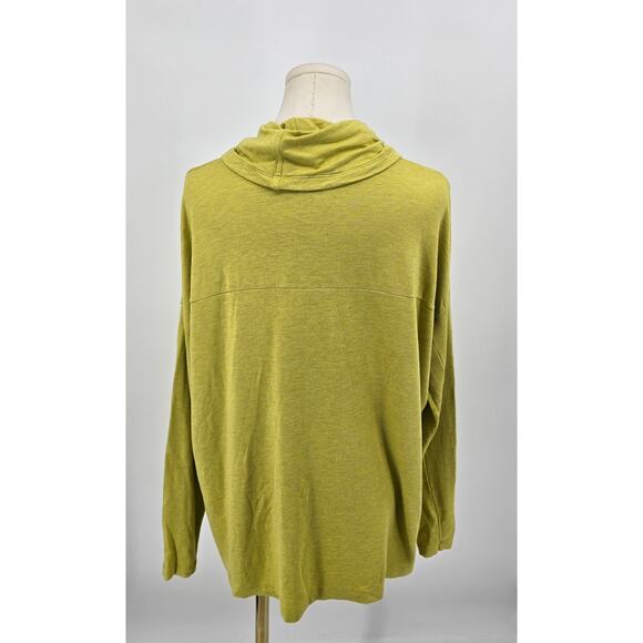 Cabi Ease Turtleneck Top – Lime Green – Size Small - Picture 3 of 6